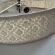 Applique, plafonnier suédois moderne en textile crocheté