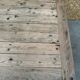 Large table for 10 people - 3m long - antique top / industrial legs