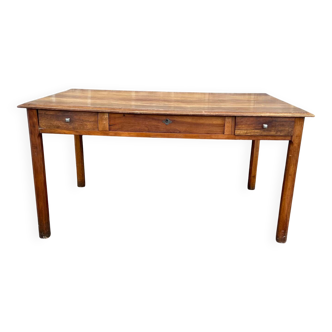 Cherry Wood Desk with three drawers