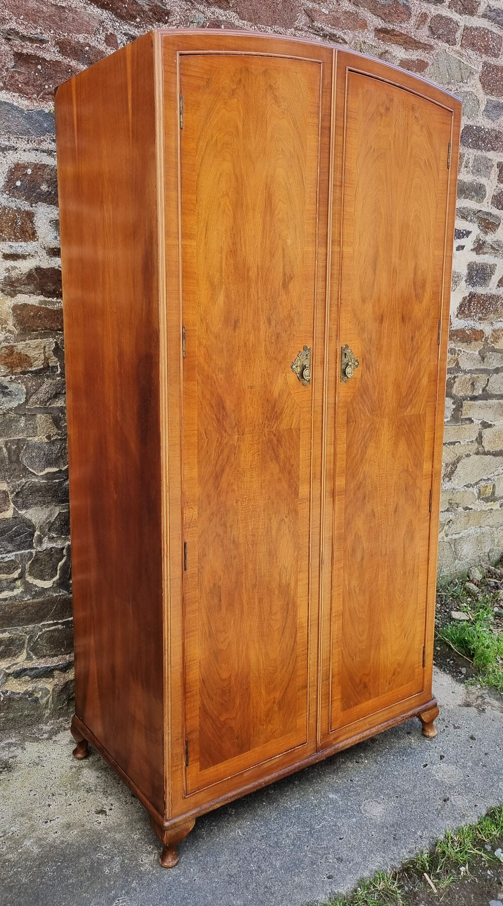 Armoire anglaise d'internat tallboy georgien art déco années 30