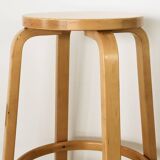 Bar stool 64 by Alvar Aalto for Artek, Finland 1980s