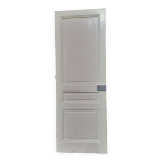 Communication door h221x79cm old paneled, molded, interior