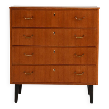 Scandinavian teak chest of drawers from the 1960s