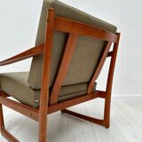 1/2 '60s vintage Danish teak armchair FD 130 by Peter Hvidt & Orla Mølgaard-Nielsen for France & Daverkosen