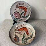 Daniel Etienne Vallauris ceramic plates