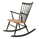 Rocking chair by Sven Erik Fryklund from the 1950s/60s.