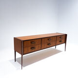 Mid-century modern italian sideboard in teak