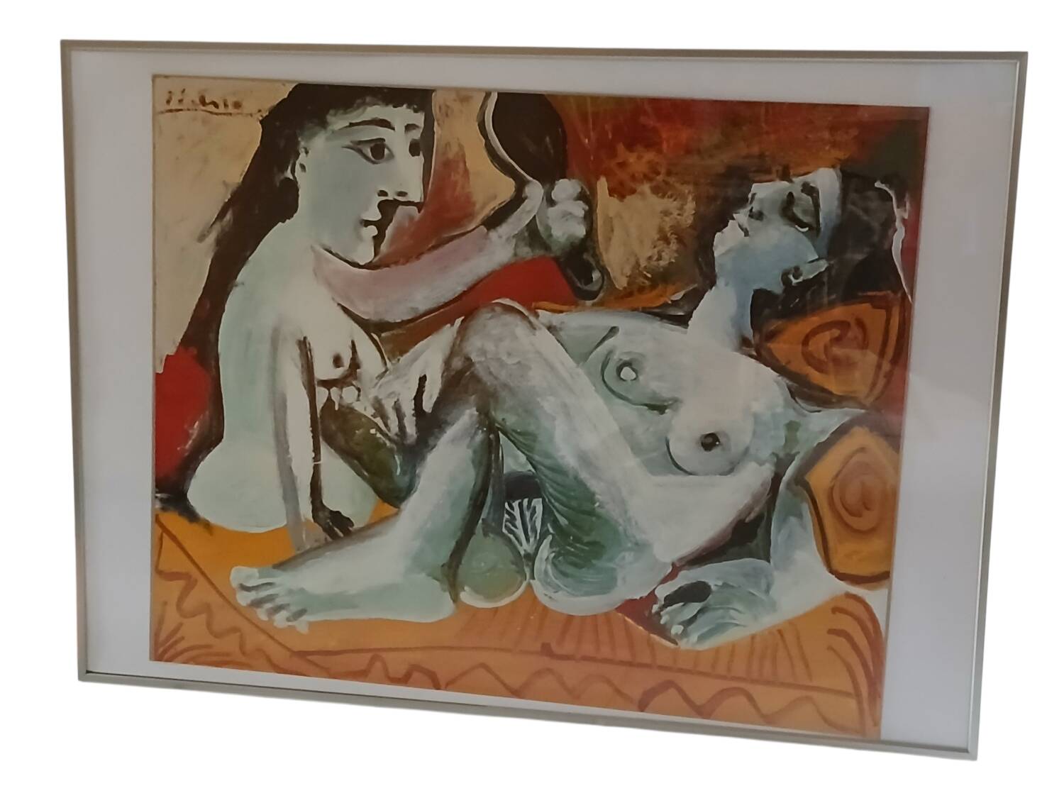 Pablo Picasso, after the two friends