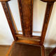 Pair of art deco style wooden chairs
