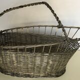 Metal bottle holder basket