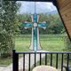 Croix en vitrail – Style Tiffany fait main, décoration murale
