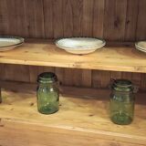 Open buffet in fir wood