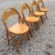 Set of 4 folding chairs Thonet 751