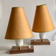 Pair of bedside lamps, Germany, 1960s