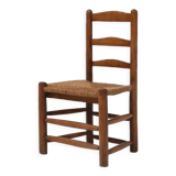 Chaise rustique Wabi-Sabi 1850
