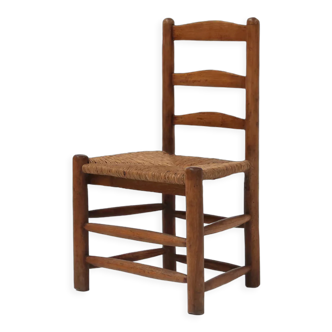 French rustic Wabi-Sabi chair 1850