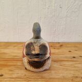 Antique earthenware terrine in the shape of a duck.