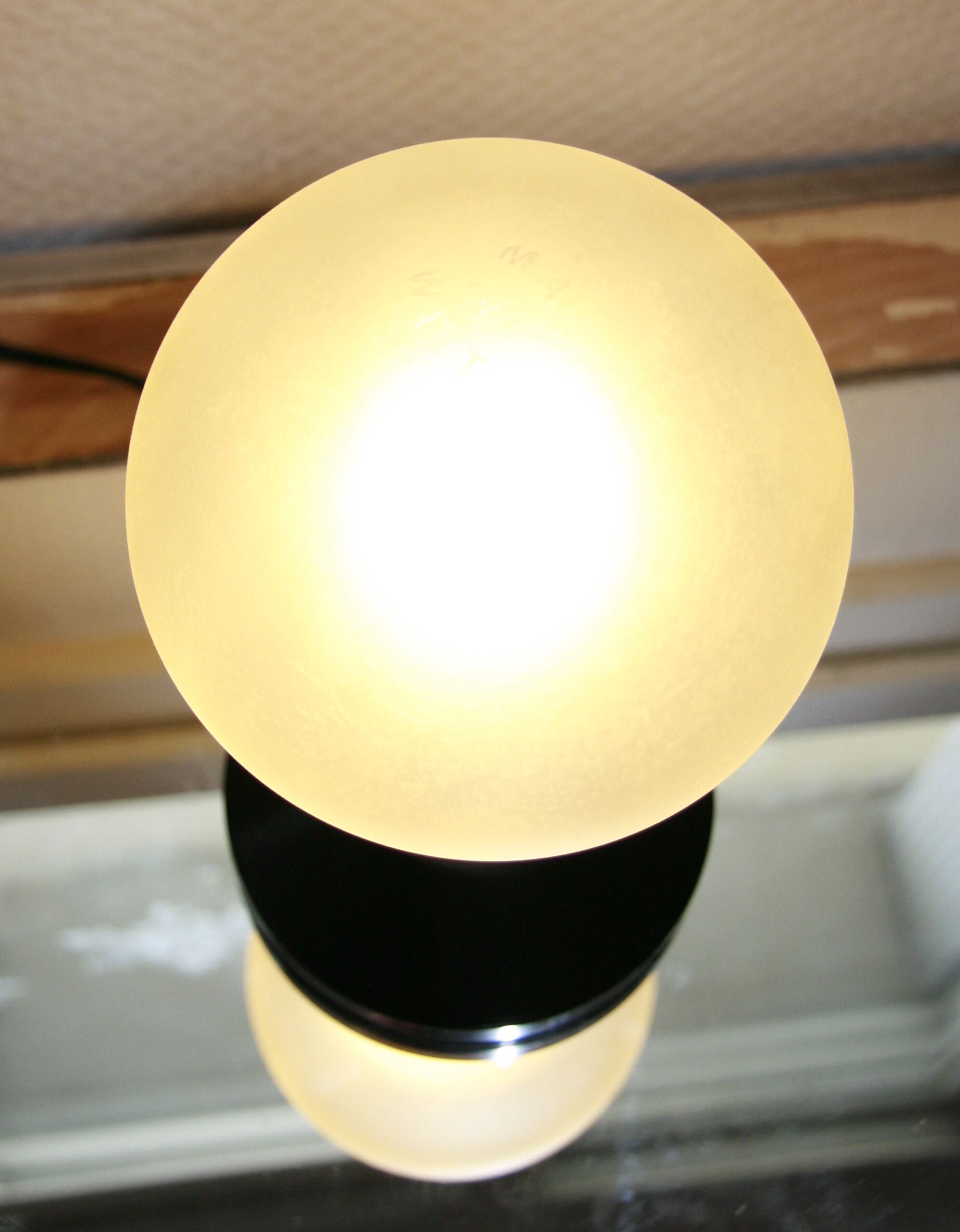 Vintage light bulb lamp 1980/1990