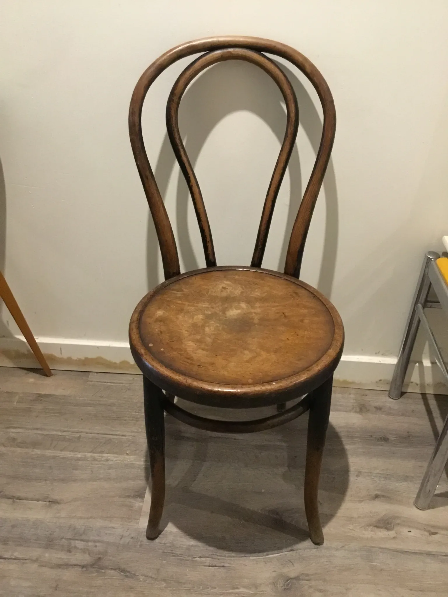 Bentwood bistro chair in Thonet style