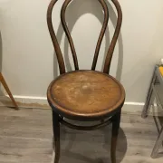 Bentwood bistro chair in Thonet style