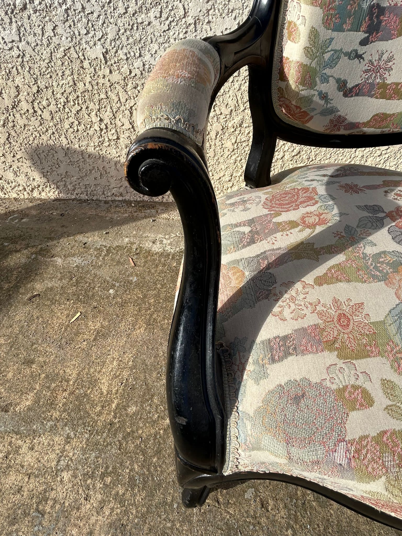 Pair of Voltaire armchairs