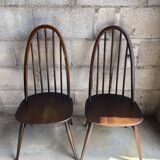 Suite of 4 quaker chairs by Ercol