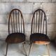 Suite de 4 chaises quaker par Ercol