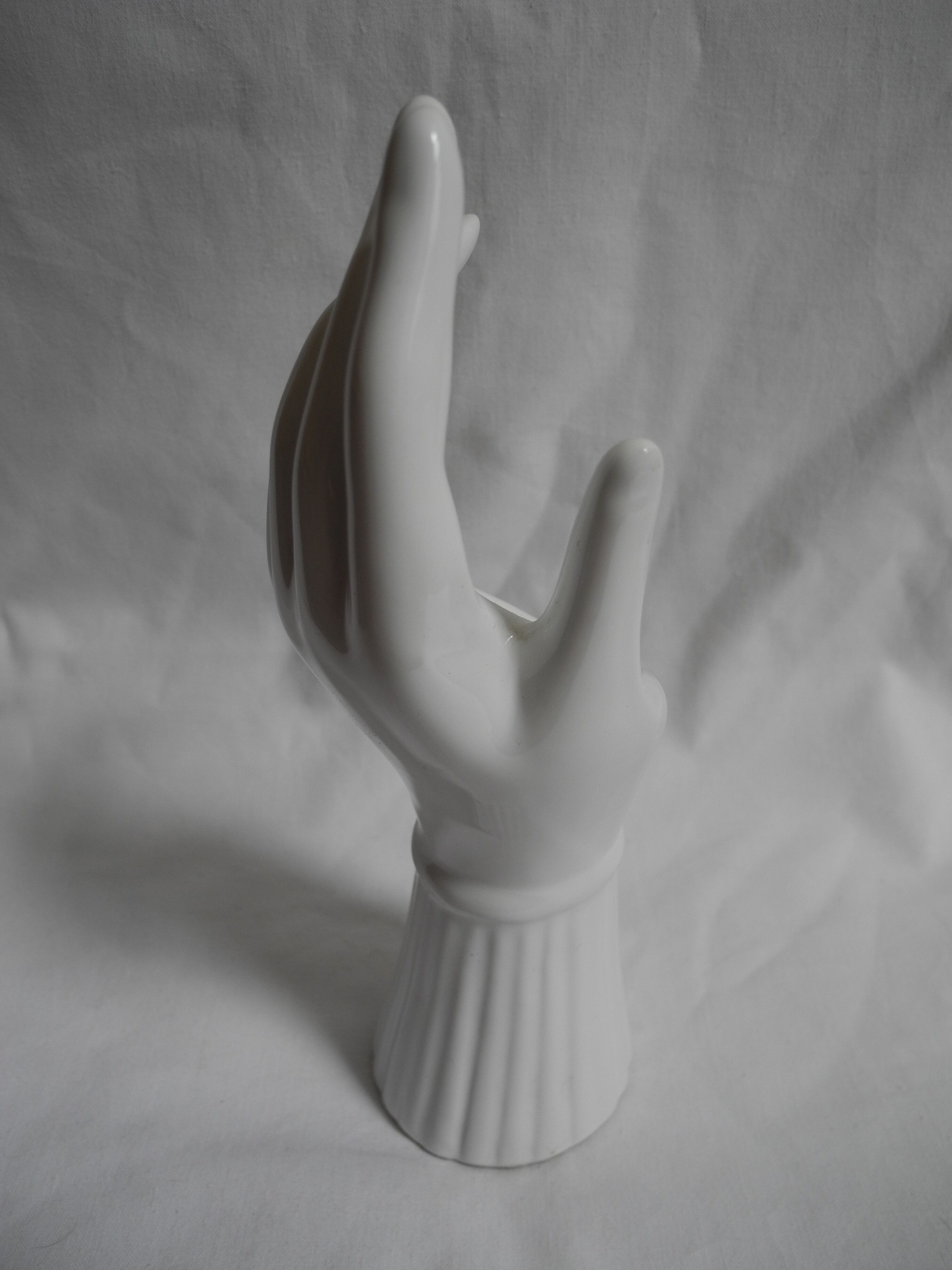 Main baguier soliflore déco vintage rings holder shabby chic