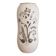 Stoneware vase decorated with silver flowers, Grazia model, modern Swedish.