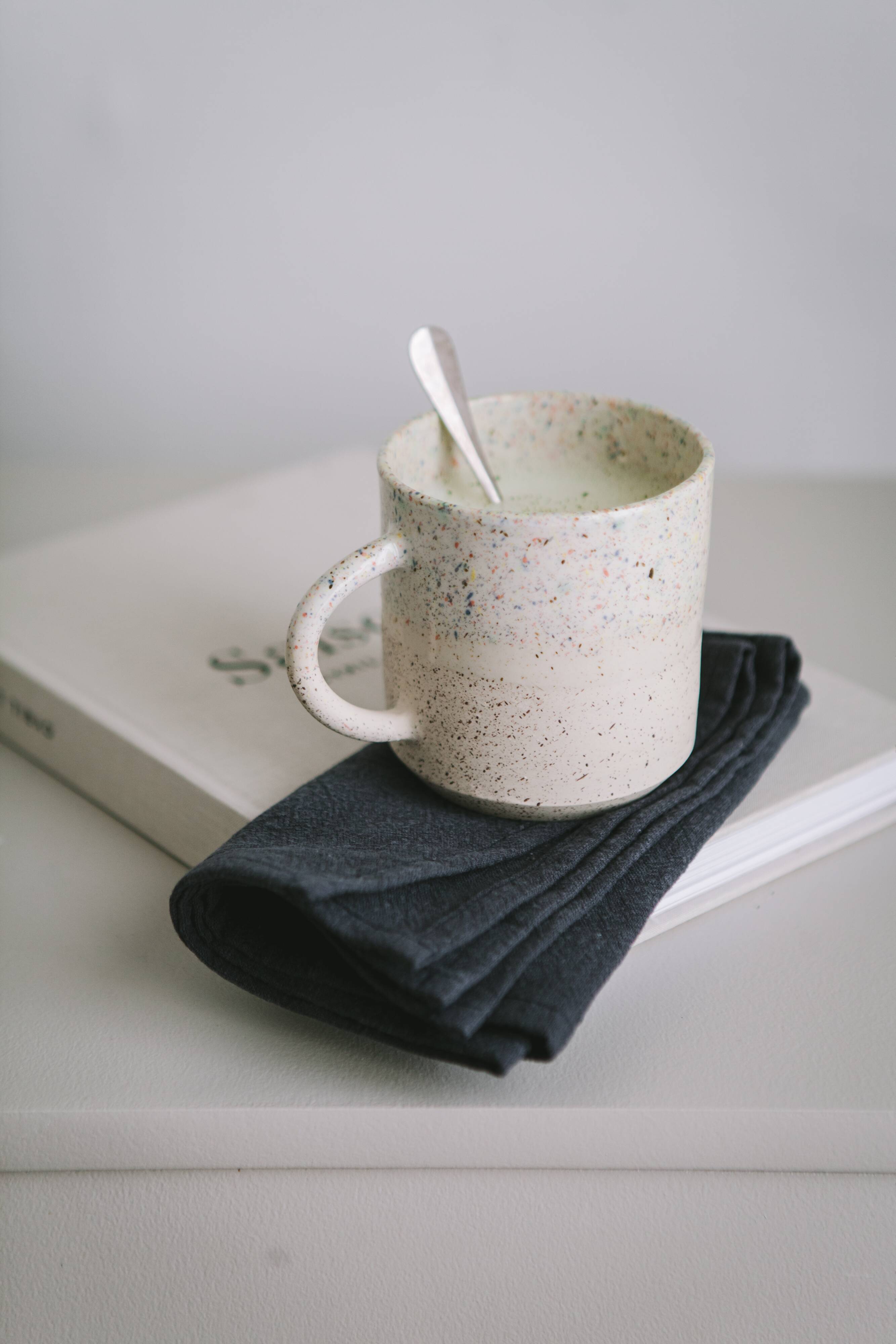 Blue Caviar washed linen towel