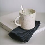 Blue Caviar washed linen towel