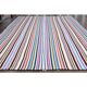 Tapis de couloir vintage turc Oushak fait main en laine et coton, années 1970