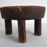 Antique African stool made of Baoulé wood, Ivory Coast
