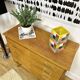 Vintage chest of drawers compass feet