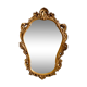 Vintage mirror golden shell 95x64