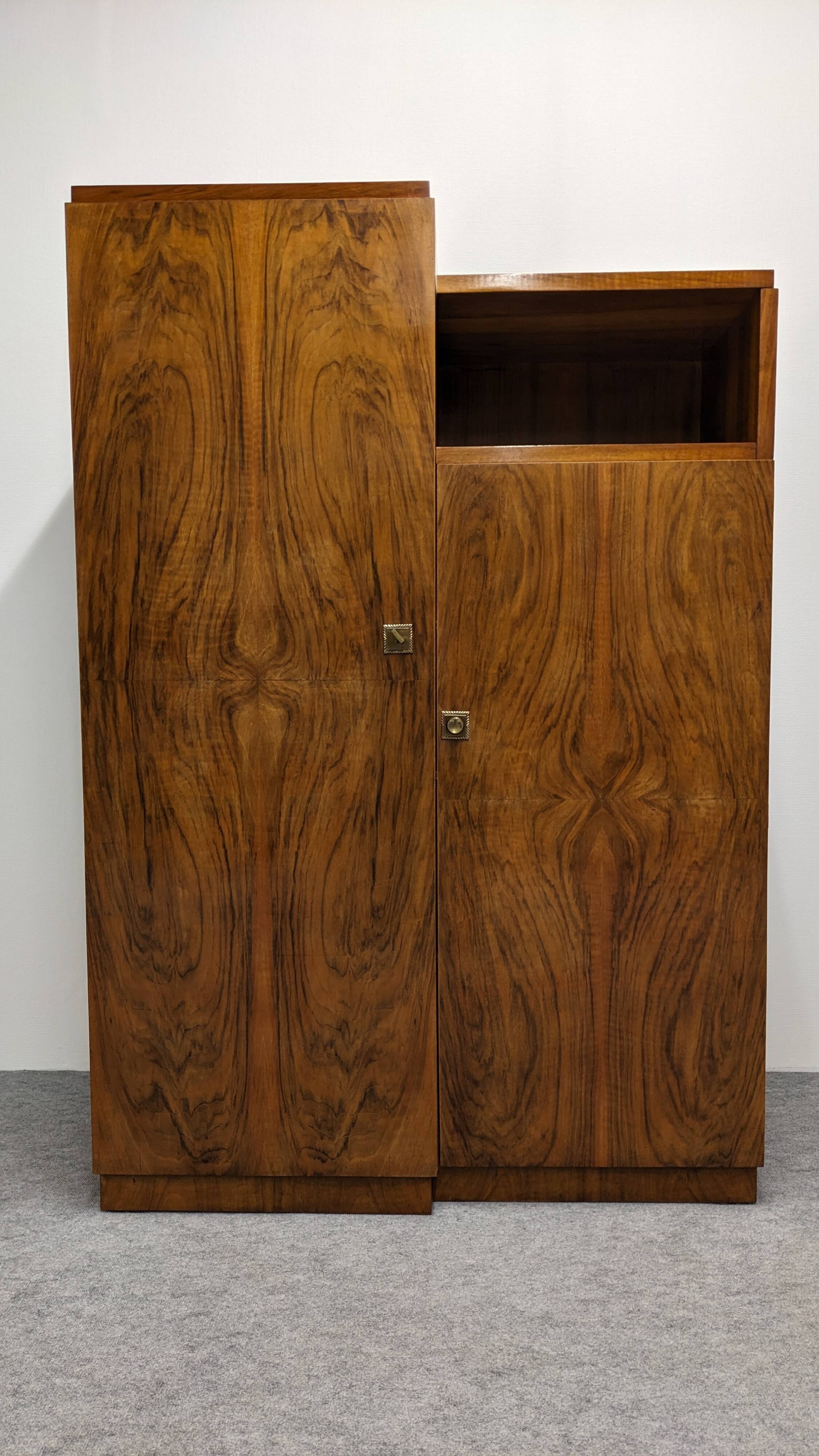Art Deco burr walnut wardrobe circa 1930