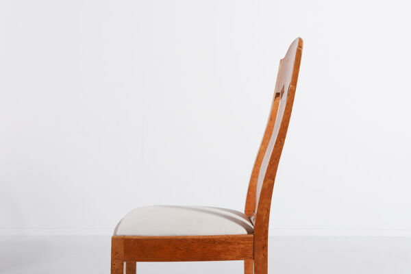 Pair of chairs in bramble wood from Nordiska Kompaniet