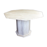 Travertine dining table