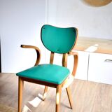 Chaise fauteuil bridge années 50