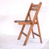 Paire de chaises pliantes vintage