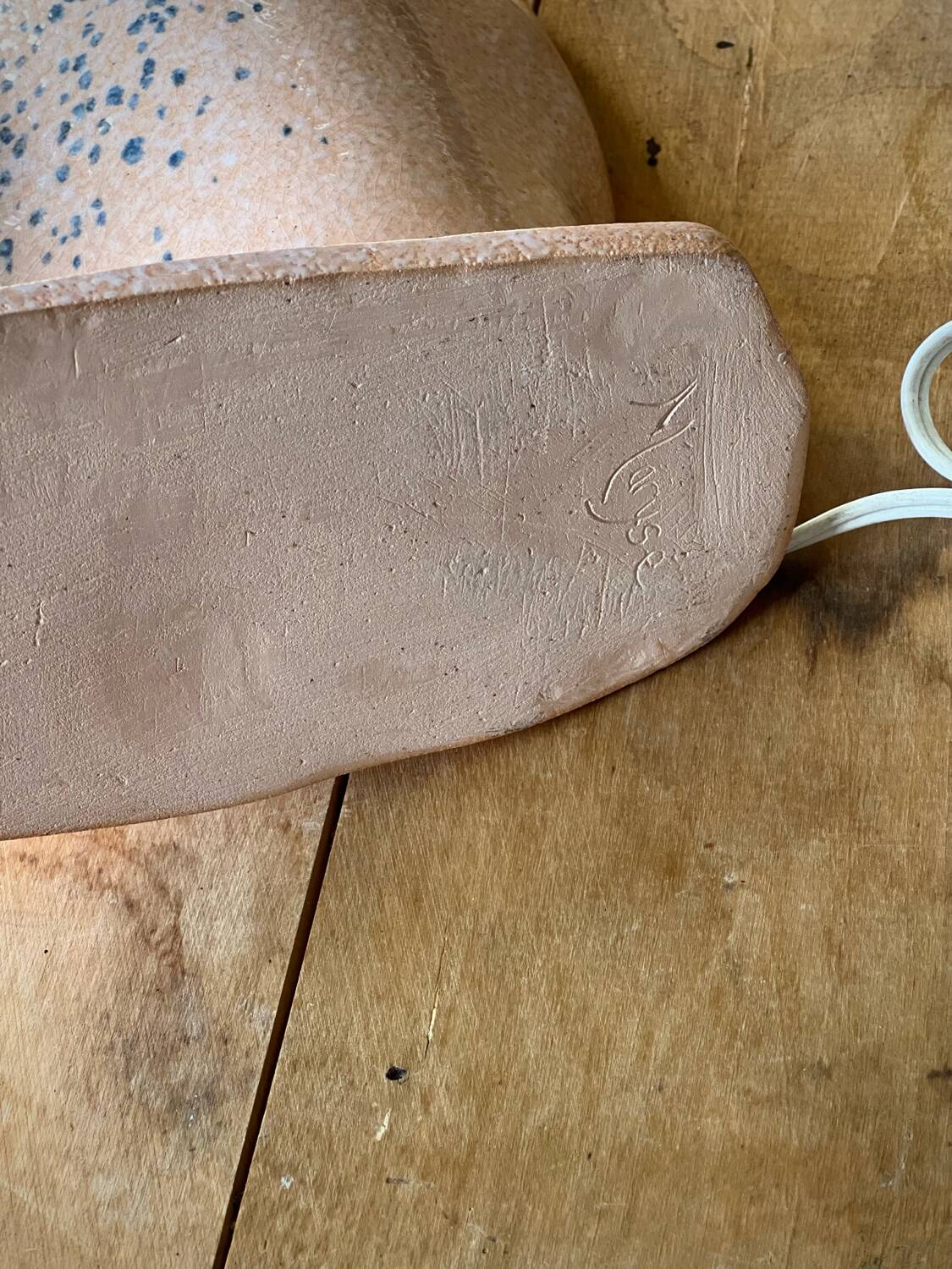 Modern/contemporary handmade ceramic lamp