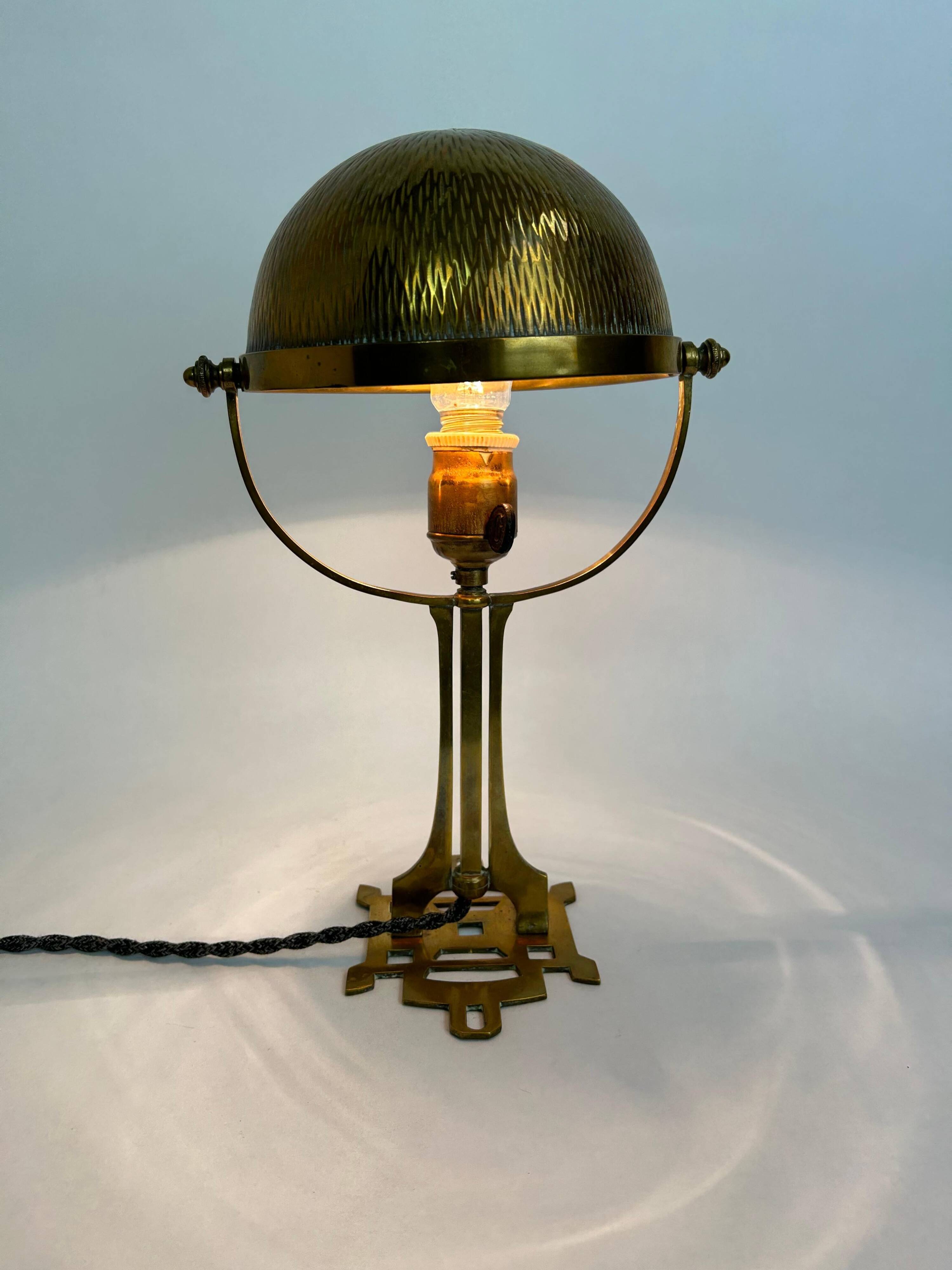 Mushroom desk lamp Art Nouveau