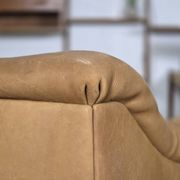 2 leather lounge chairs De Sede DS-46 vintage design from the 1970s