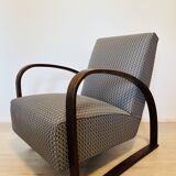 Fully restored Vintage Armchair by Jindrich Halabala model H-70 from Czechoslovakia 1950’s
