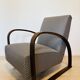 Fully restored Vintage Armchair by Jindrich Halabala model H-70 from Czechoslovakia 1950’s
