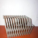 Support vinyle extensible vintage * Rangement vinyle en métal moderne du milieu du siècle * Accord