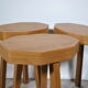 Lot de 3 Table d'appoint tripode 1960