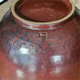 XXL stoneware salad bowl by Jean Cacheleux / Puisaye