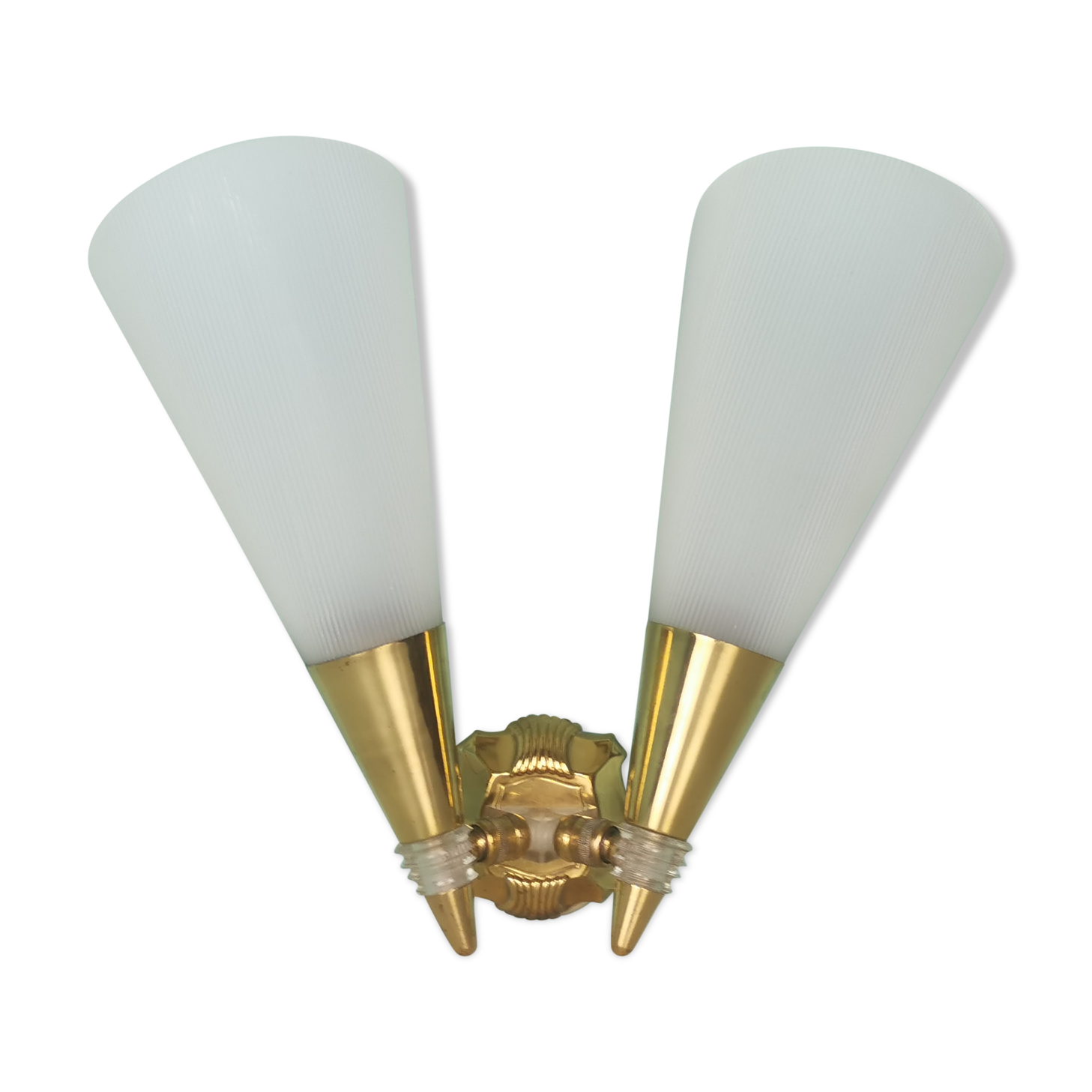 Applique double laiton