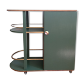 Mini artdeco bar on roulette